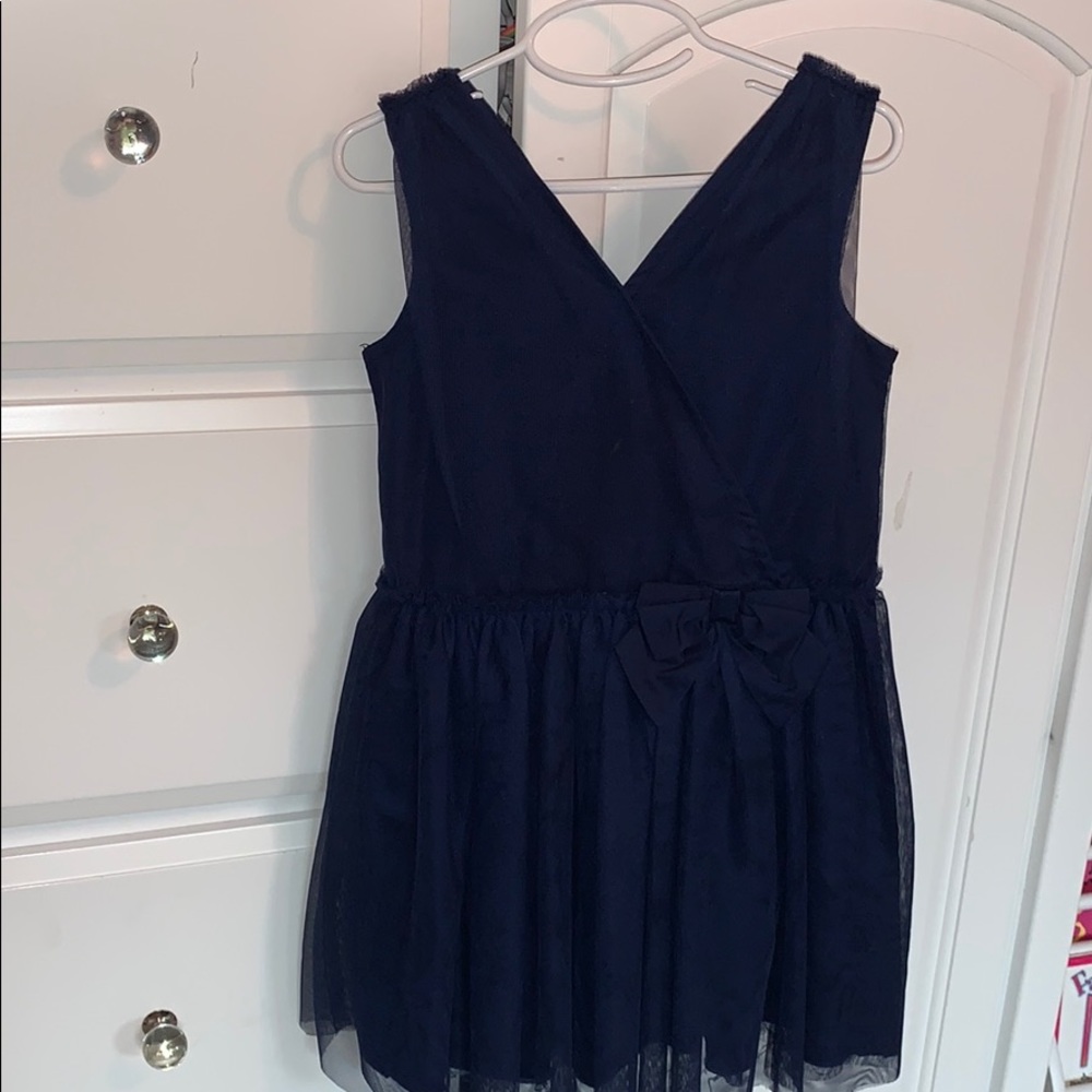 Navy blue dress, size 6x
